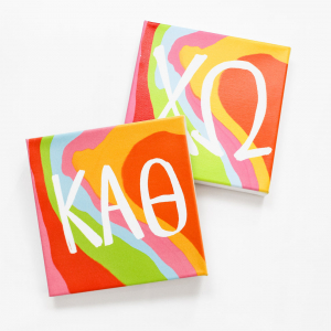 Sorority Painted Canvas